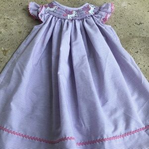 Southern Sunshine smocked Unicorn Dress.